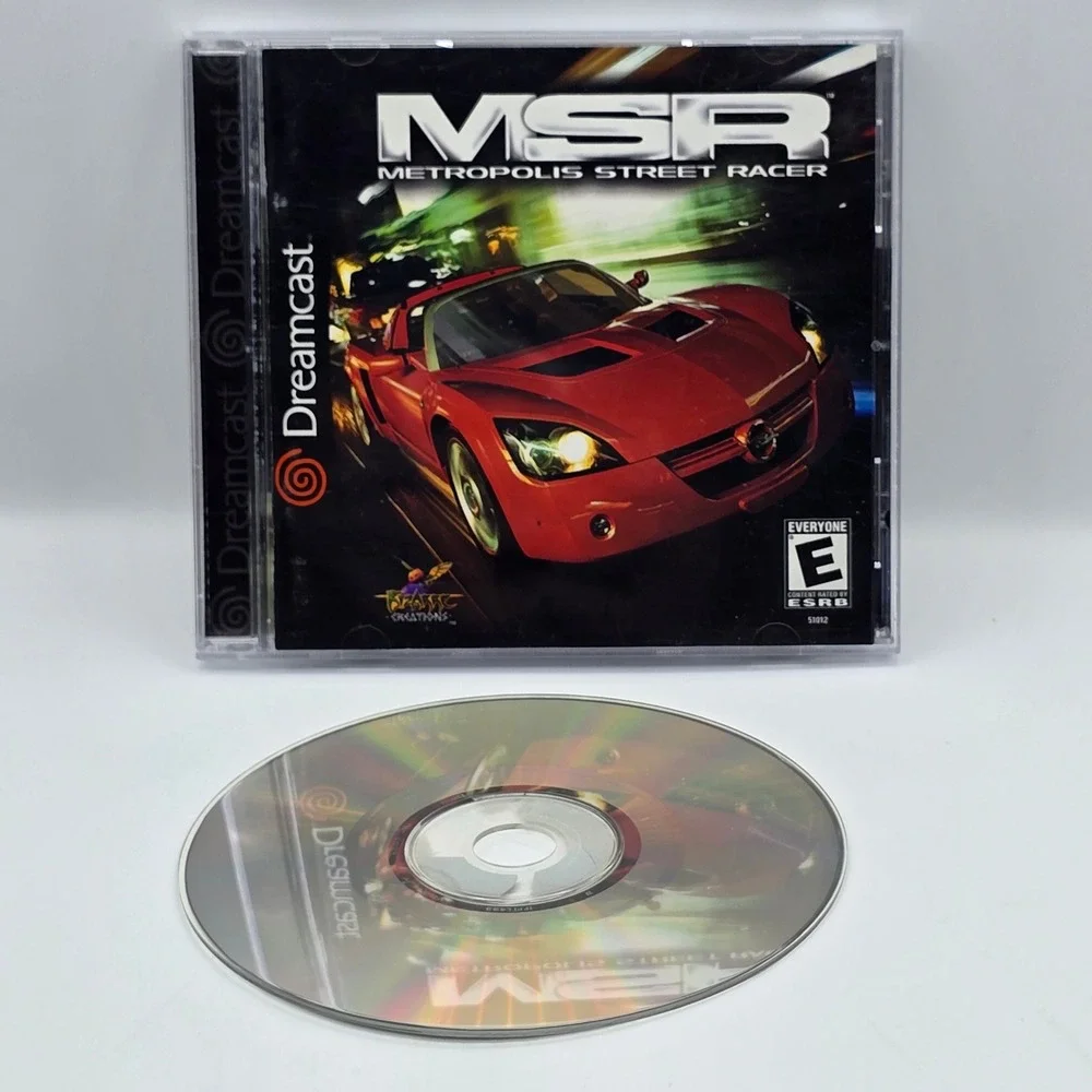 MSR Metropolis Street Racer Sega Dreamcast 2000 Racing Game 51012 NTSC-U